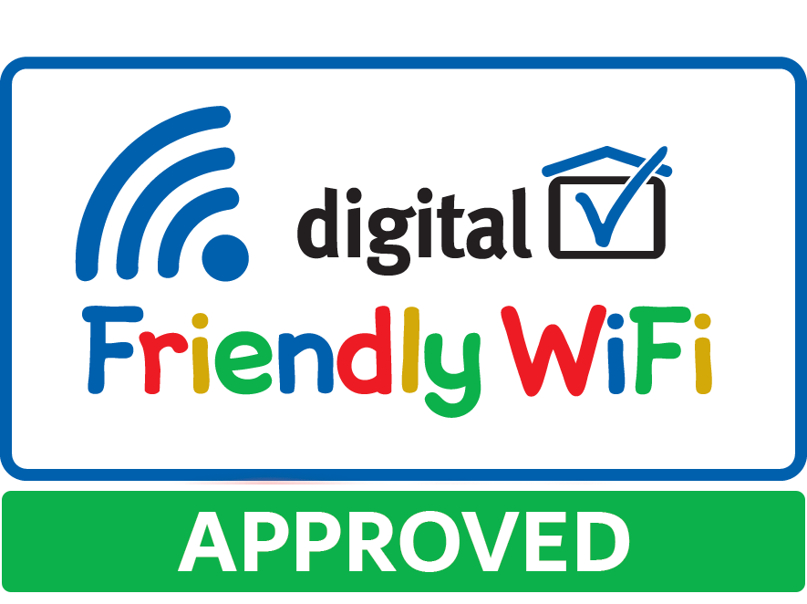Friendly WiFi Approved accreditation badge